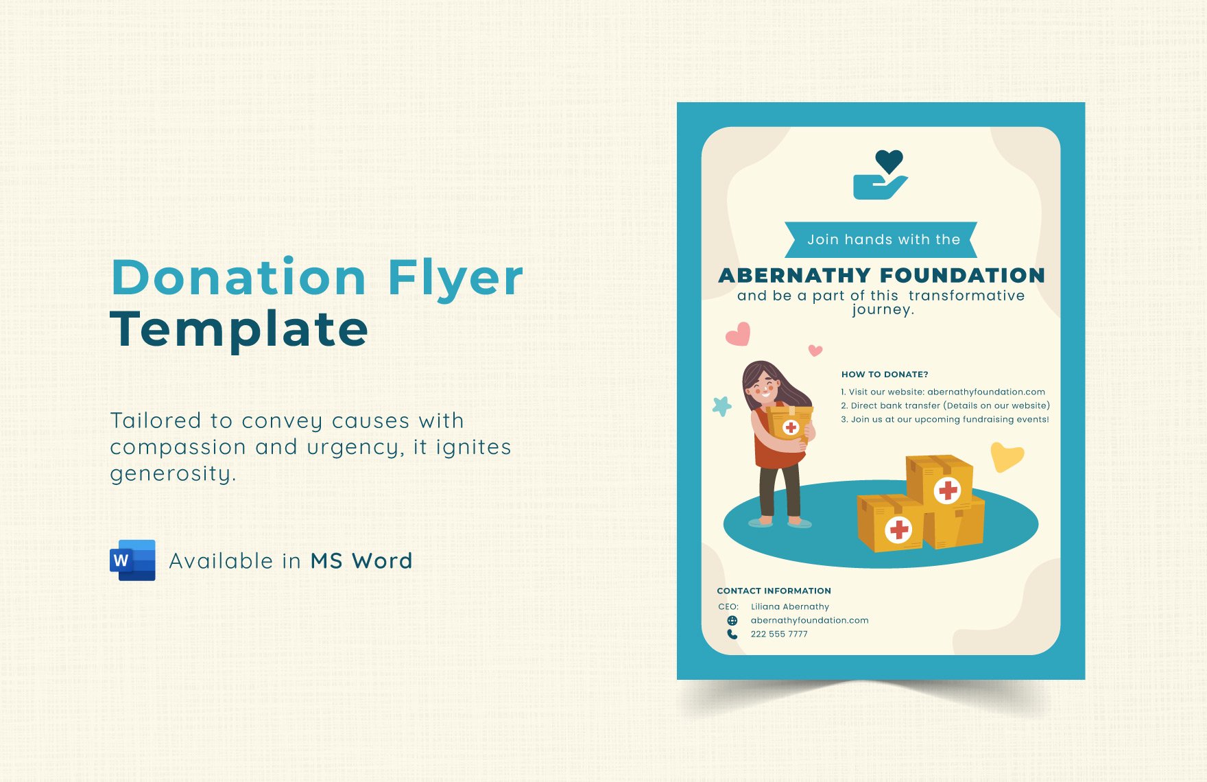 Donation Flyer Template