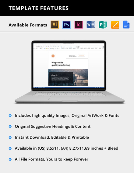 Email Flyer Template