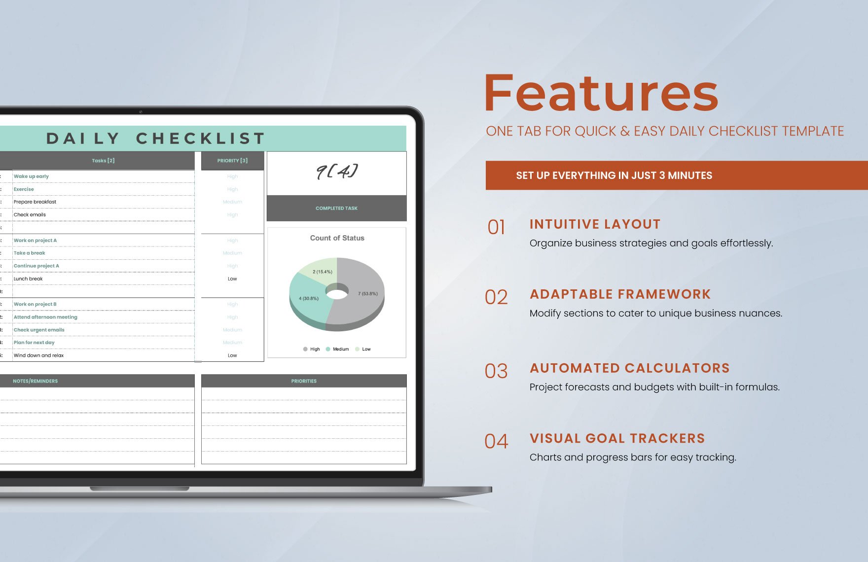Daily Checklist Template