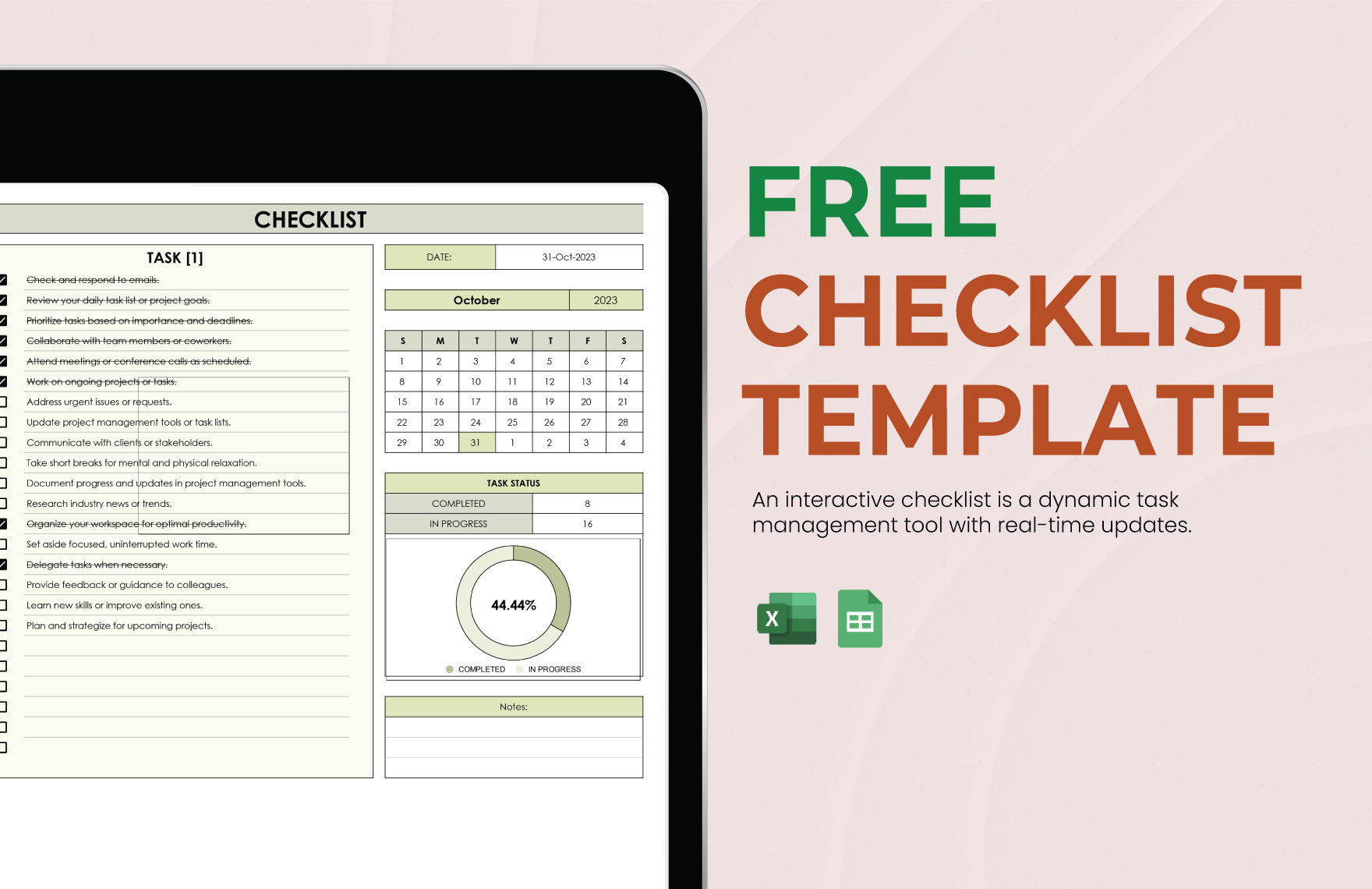 Creating Checklist In Google Sheets