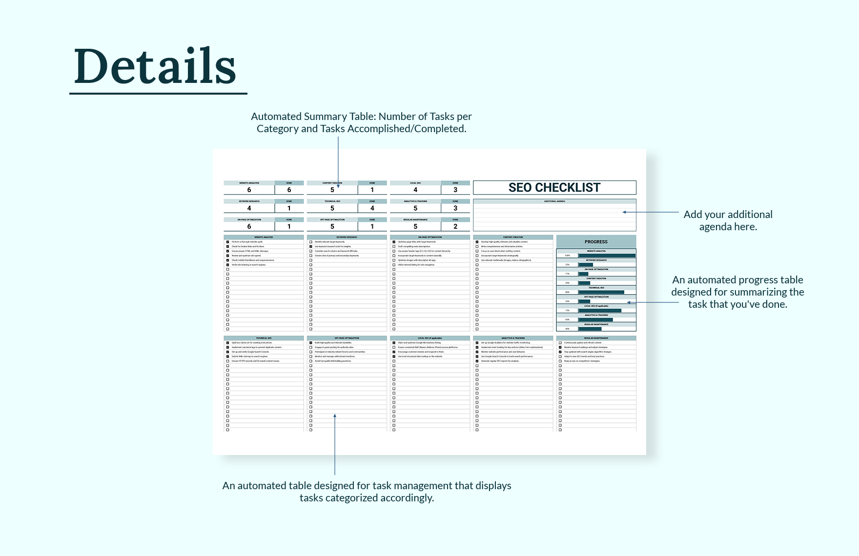 SEO Checklist Template