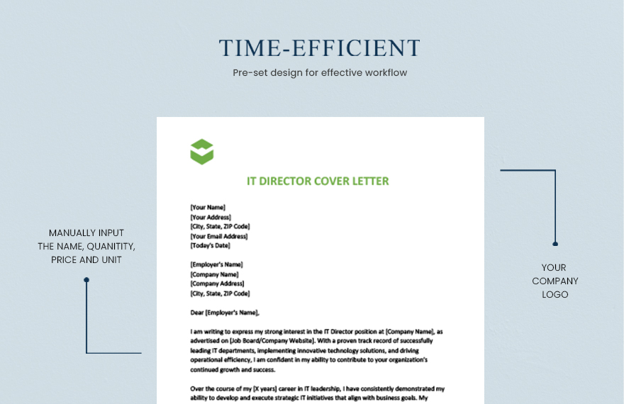 It director cover letter