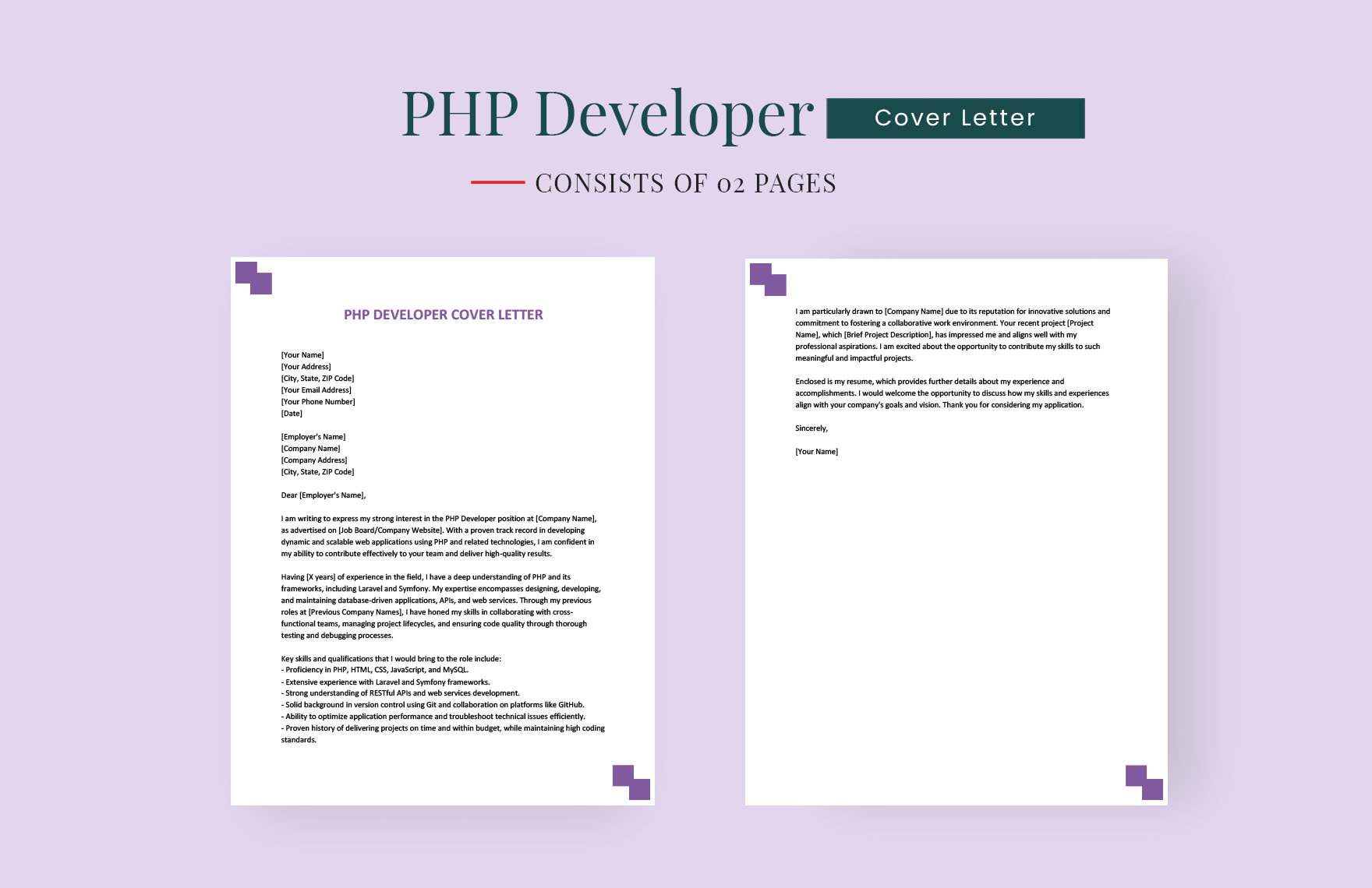 Php Developer Cover Letter