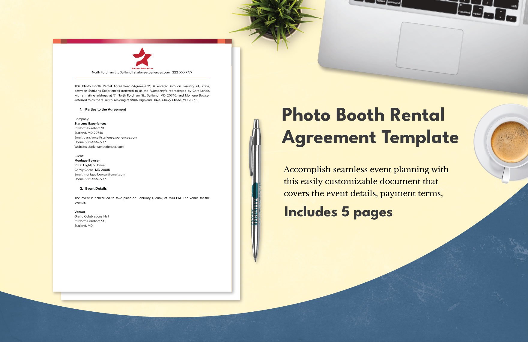 Photo Booth Rental Agreement Template