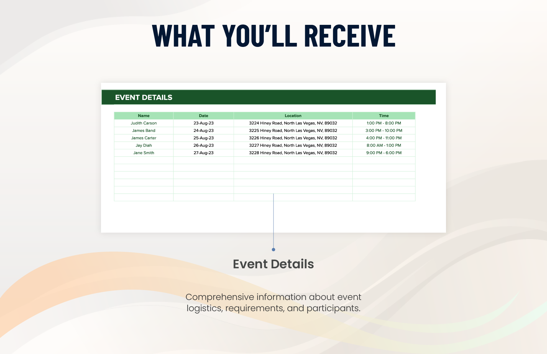 Event Checklist Template