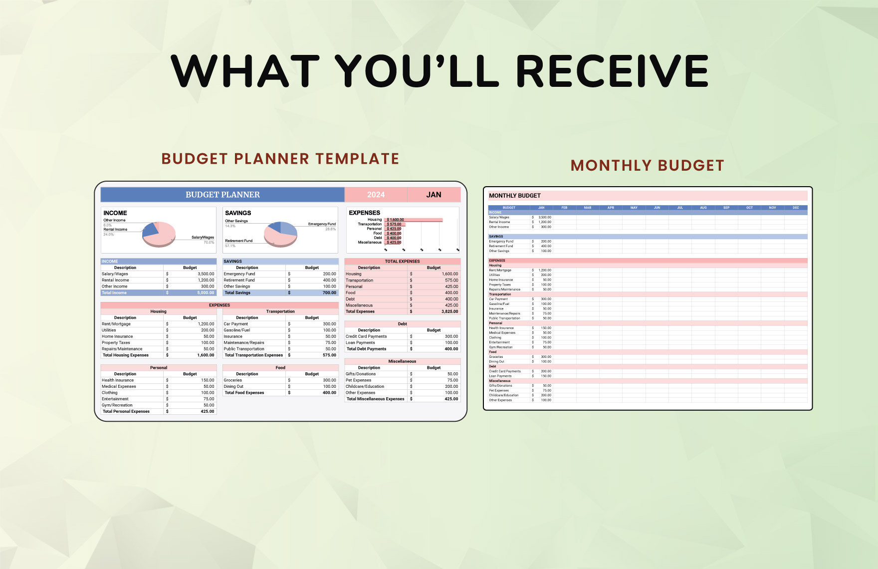 Budget Planner Template