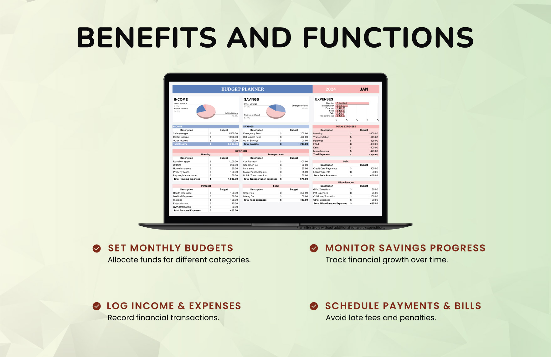 Budget Planner Template