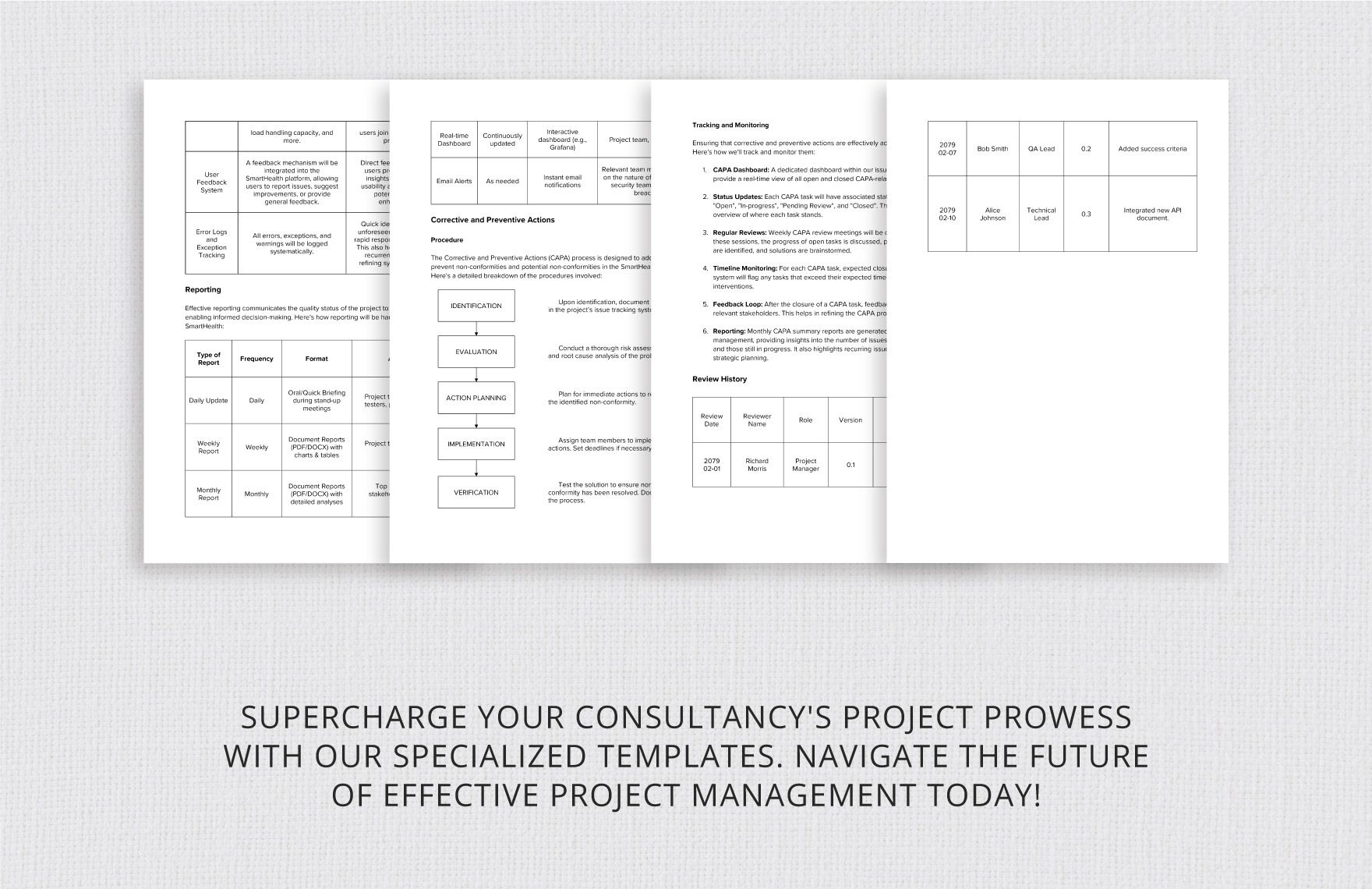 IT Project Quality Assurance Plan Template