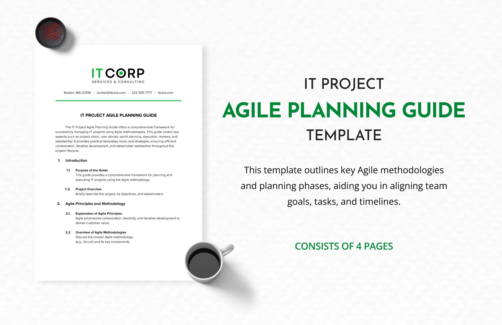 IT Project Agile Planning Guide Template