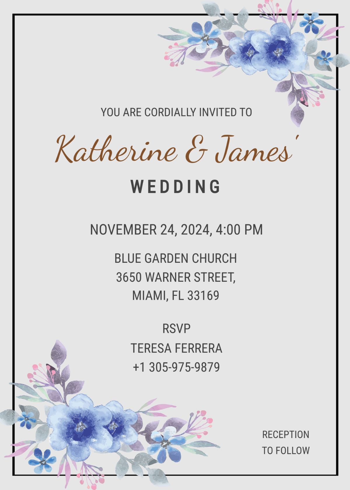 FREE Wedding Card Template - Download in Word, Google Docs, PDF ...