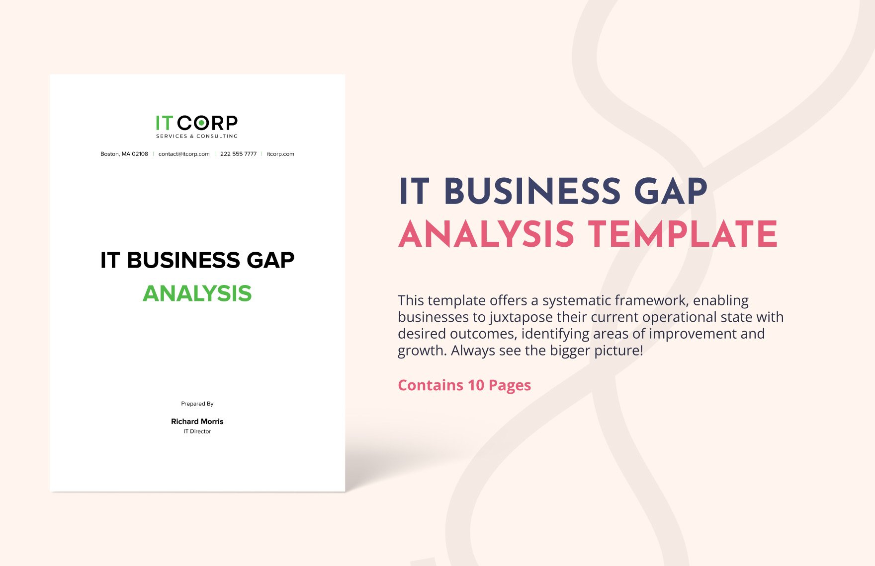 IT Business Gap Analysis Template