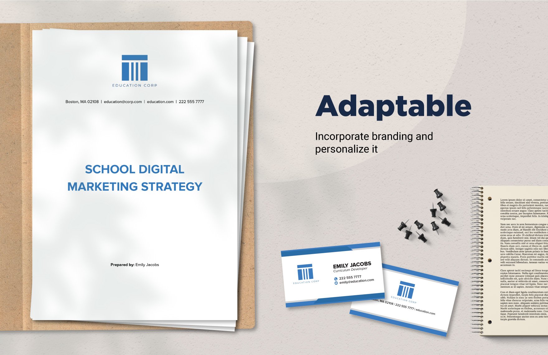 10 Education Digital Marketing Template Bundle