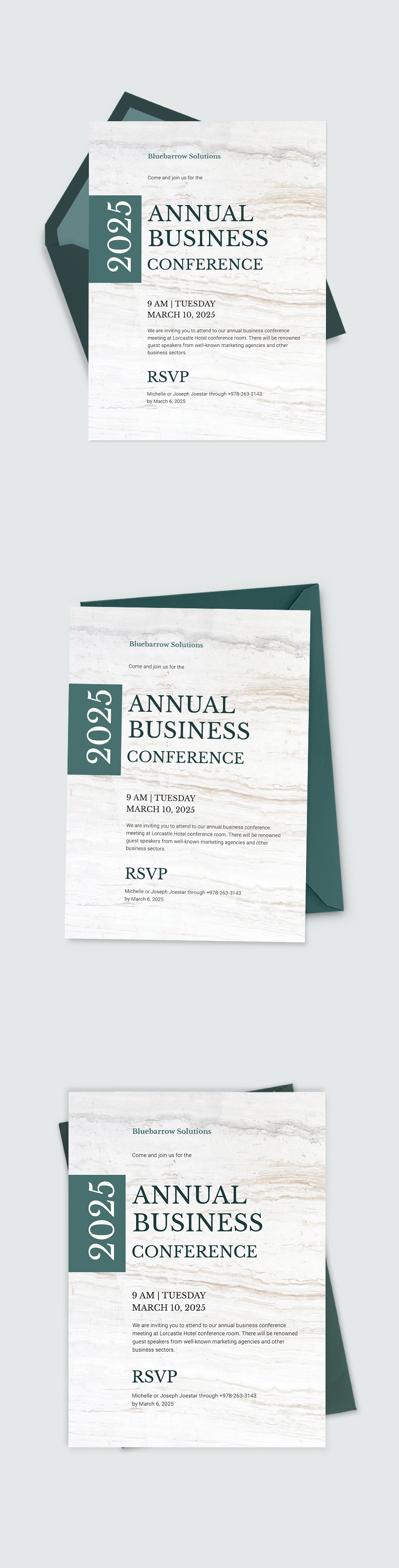 Business Conference Invitation Template