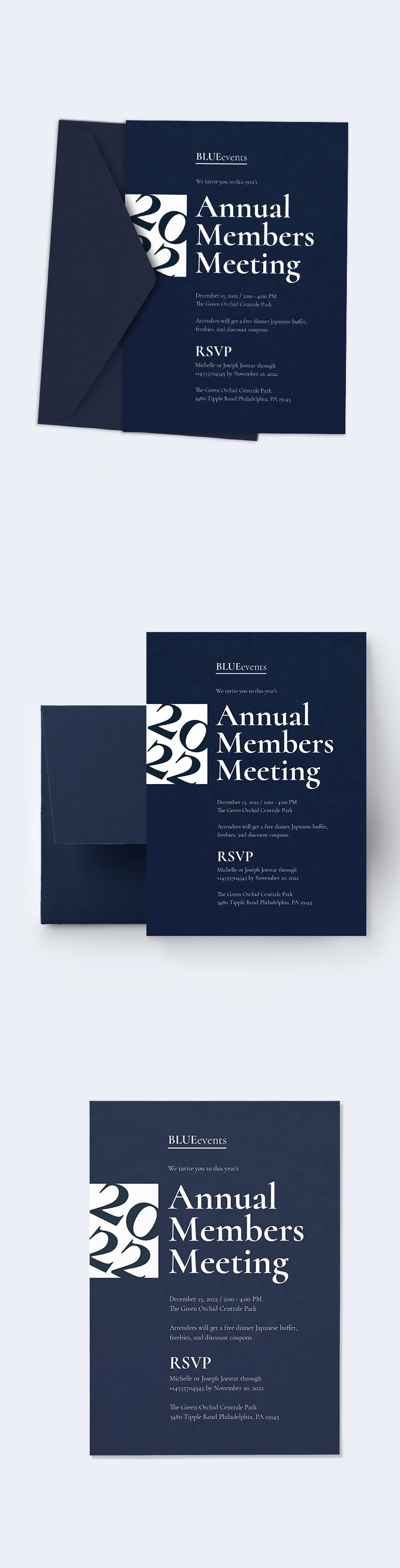Business Meeting Invitation Template