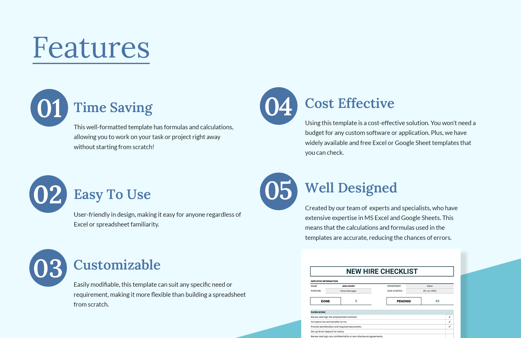 New Hire Checklist Template