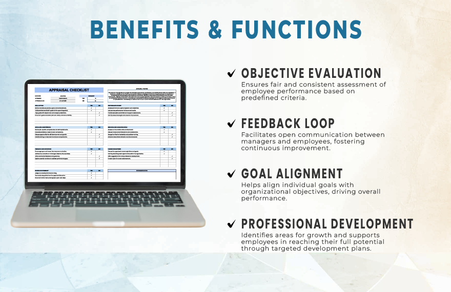 Appraisal Checklist Template