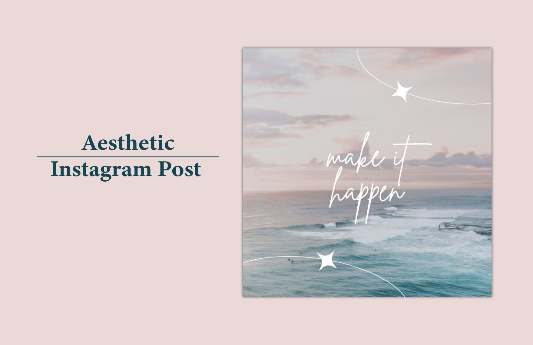 Free Aesthetic Instagram Post in Illustrator, PSD, PNG