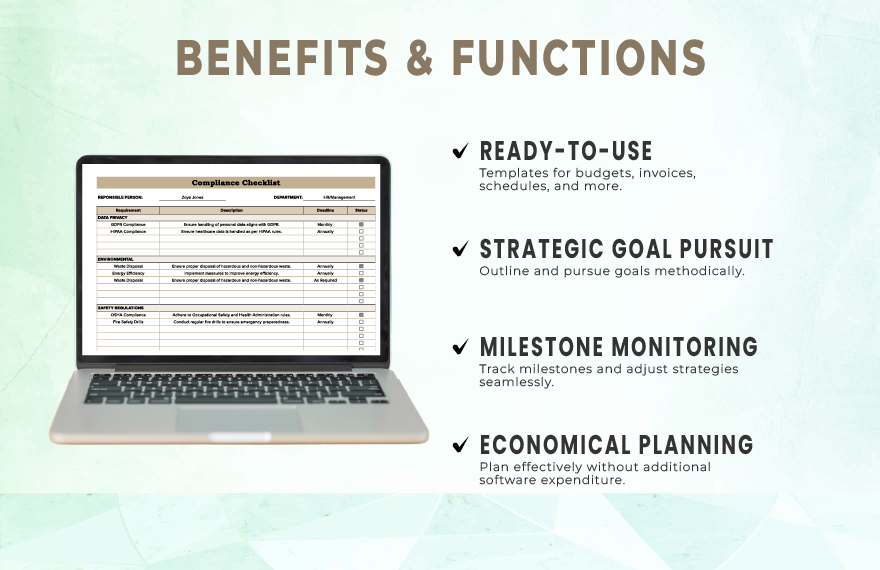 Compliance Checklist Template