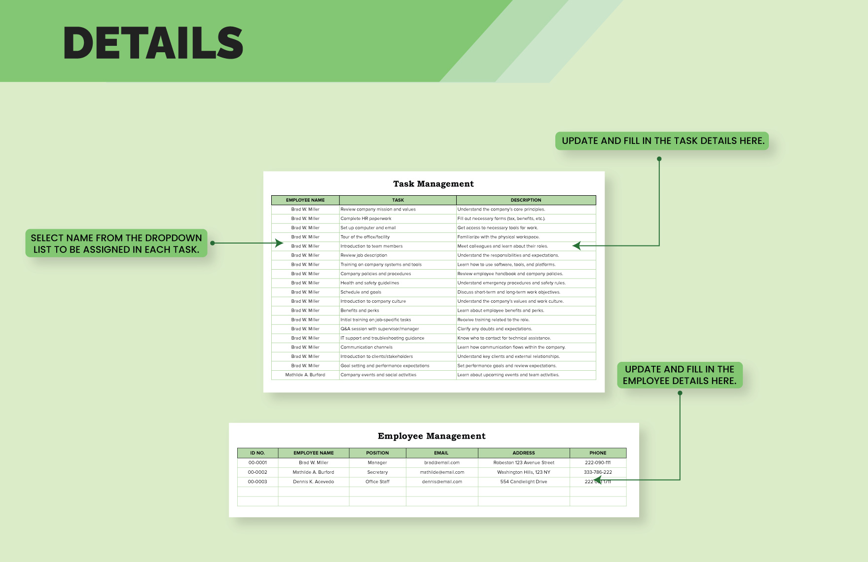 Induction Checklist Template