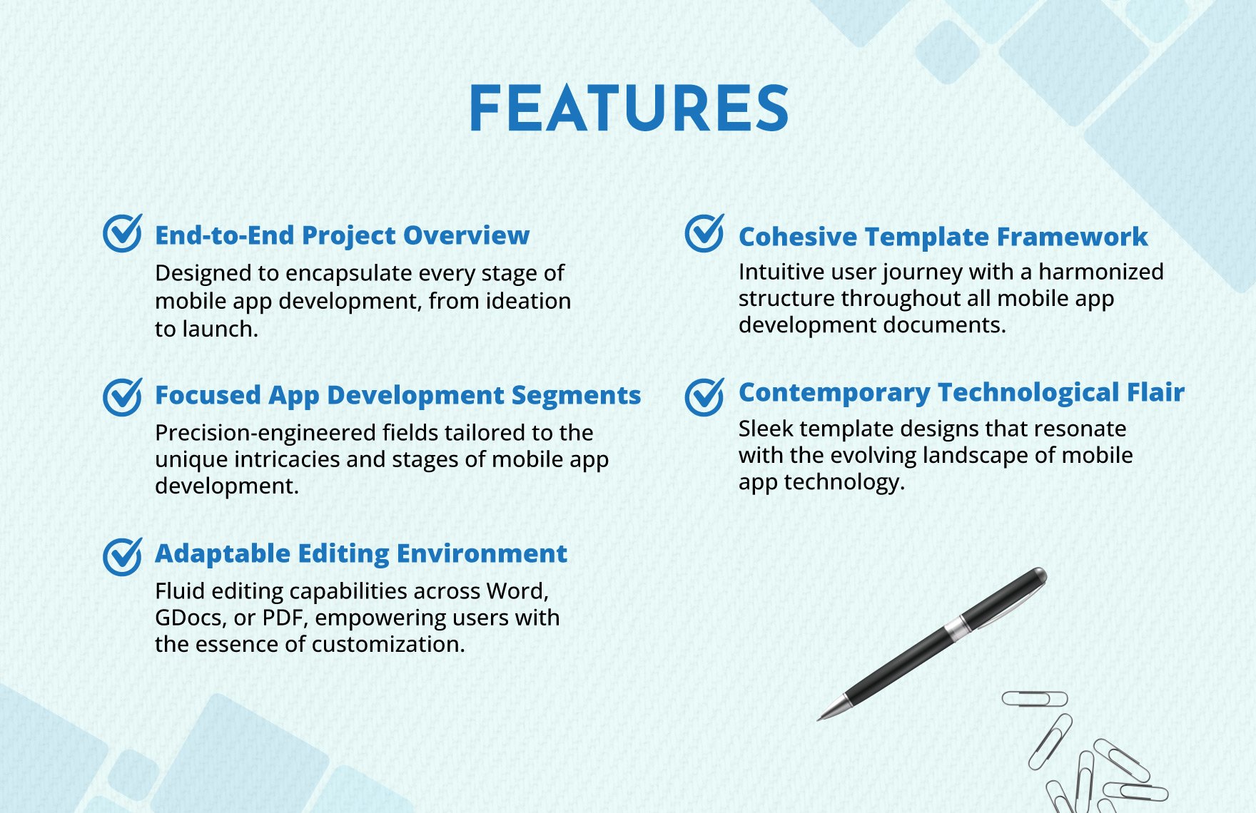 IT Mobile App Development Requirements Template