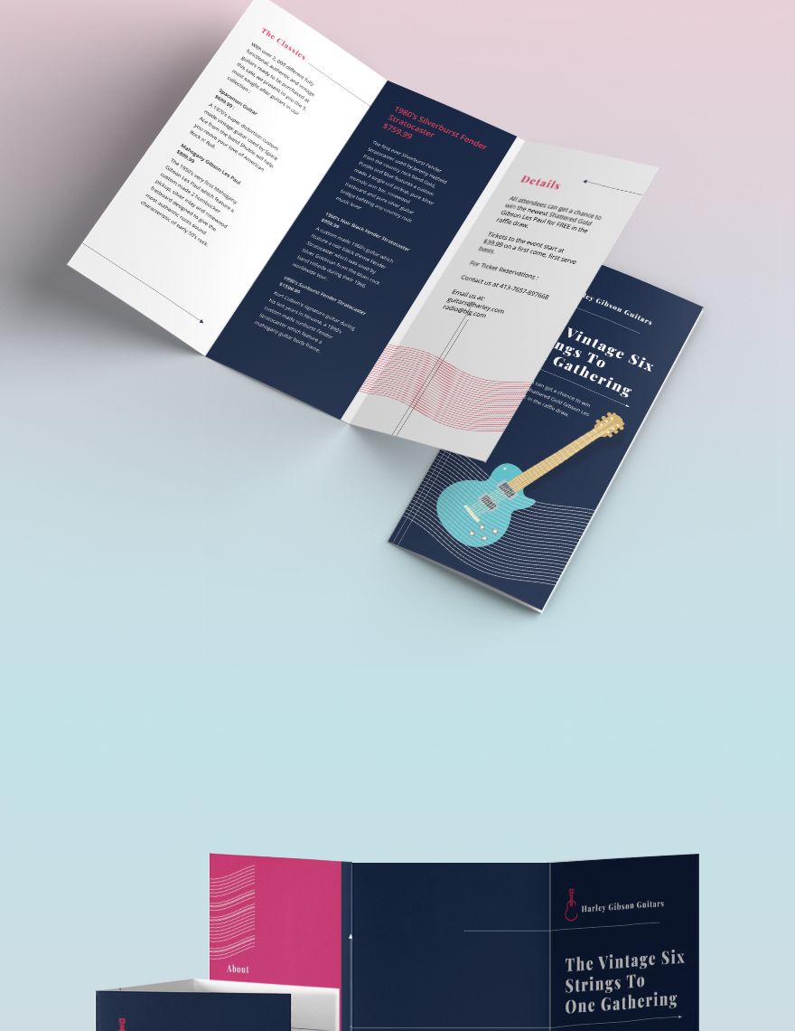 Event Tri-Fold Brochure Template