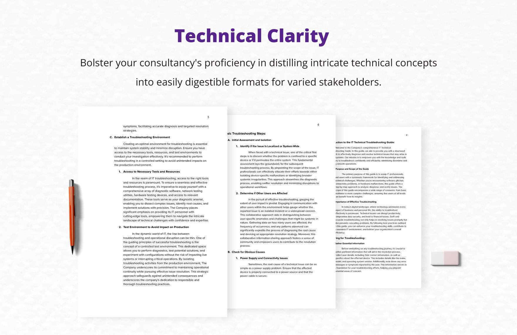 IT Technical Troubleshooting Guide Template Download in Word, Google