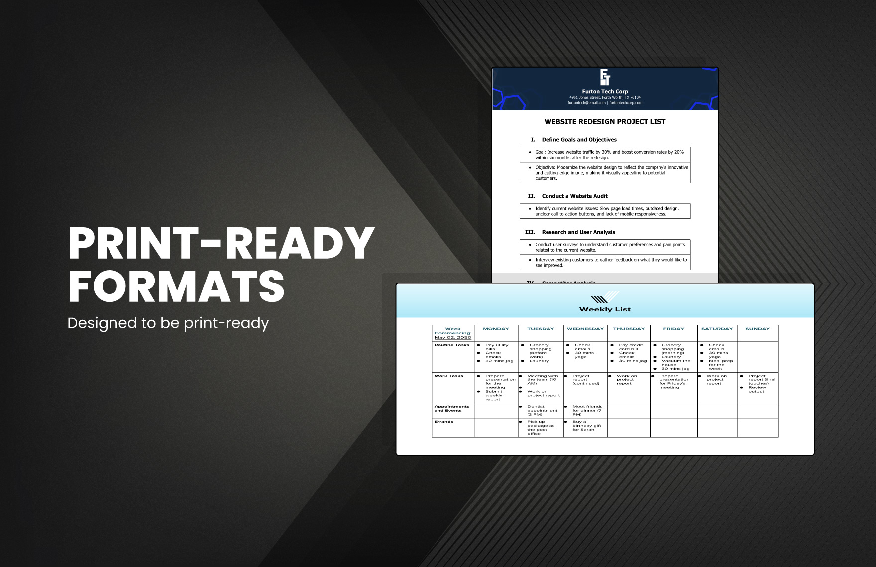10+ List Template Bundle