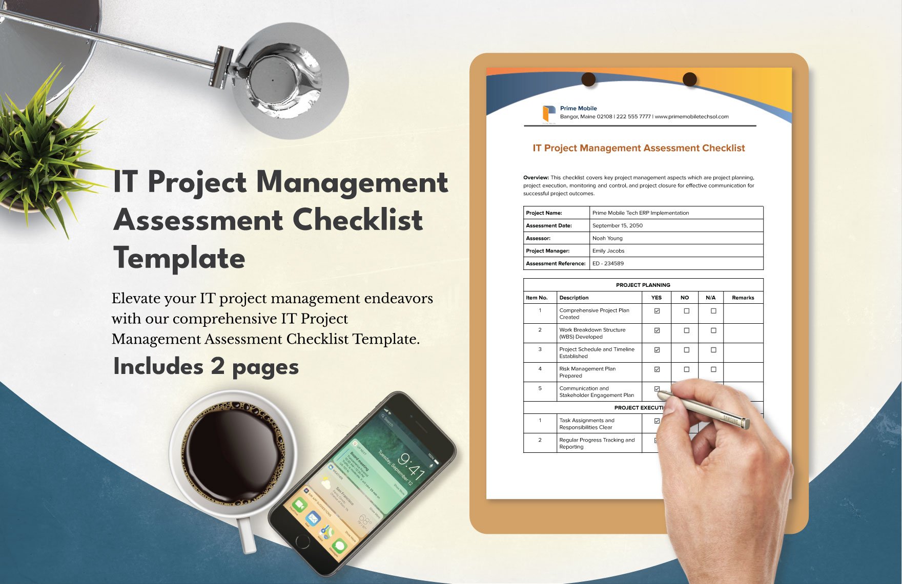 IT Project Management Assessment Checklist Template