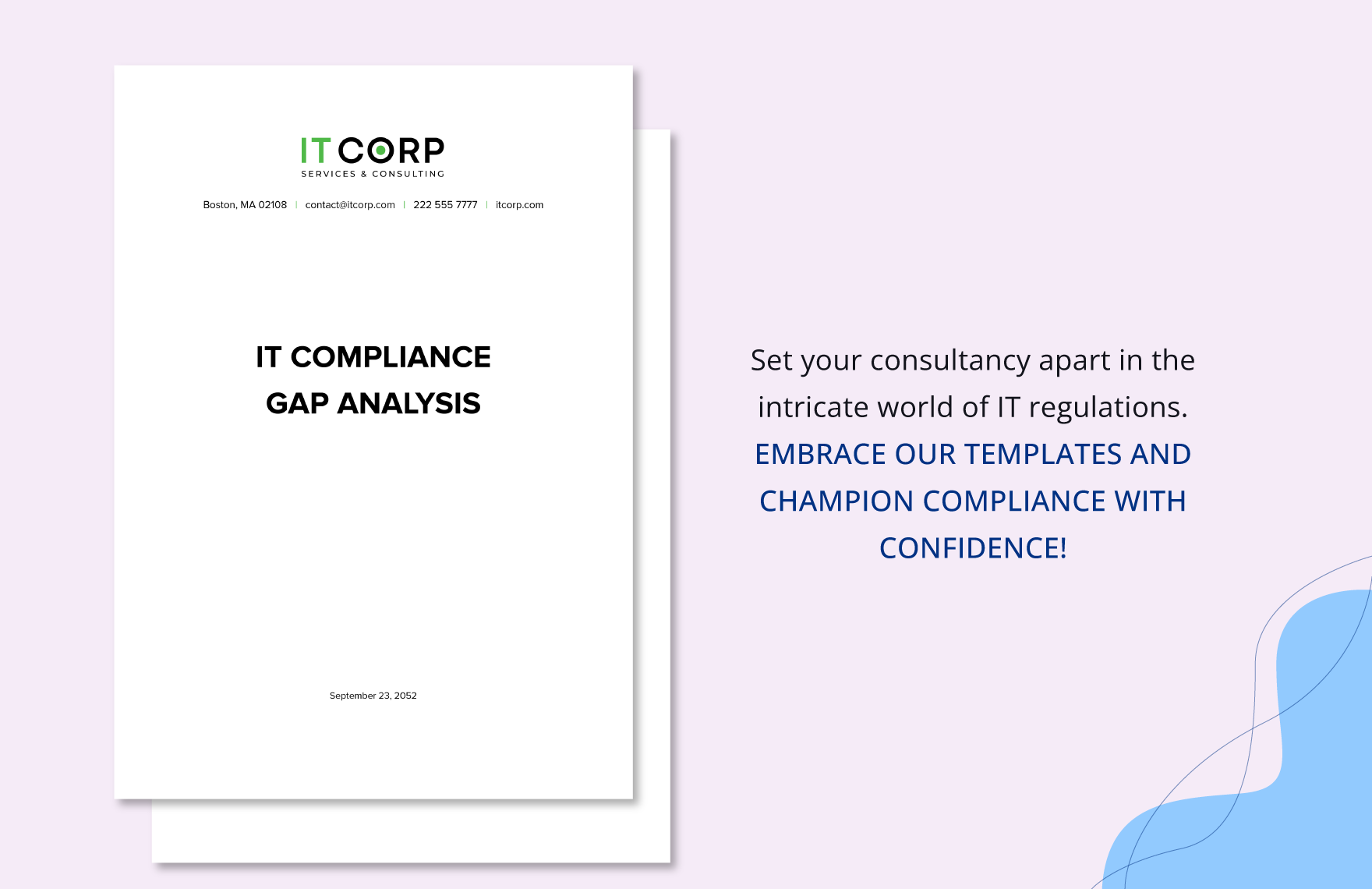 IT Compliance Gap Analysis Template