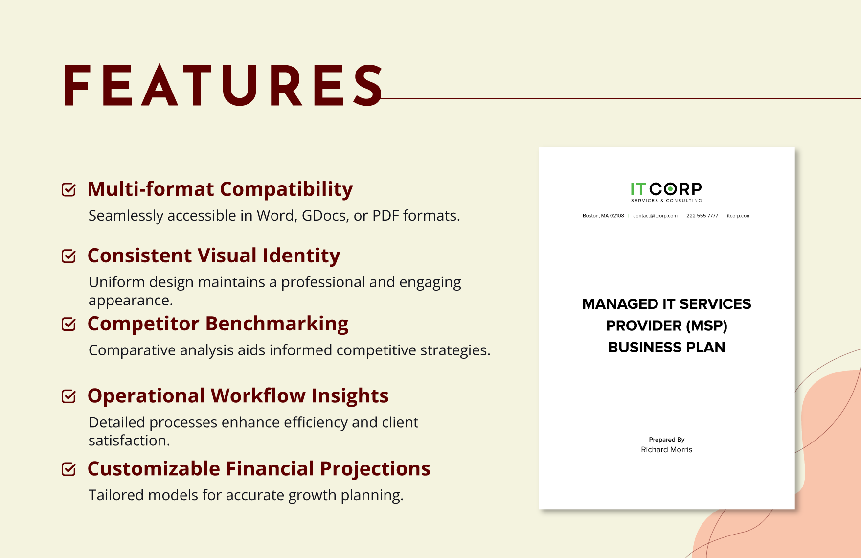 managed service provider business plan pdf