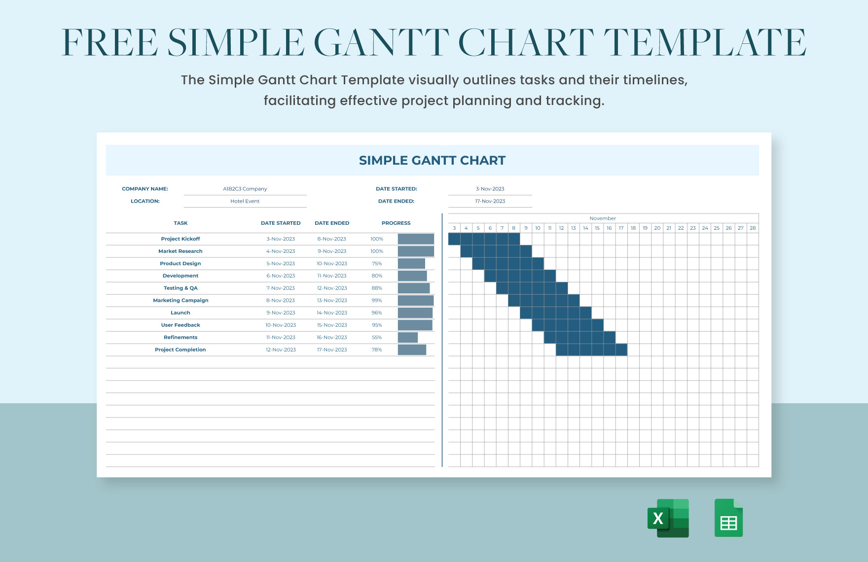 FREE Chart Excel - Template Download | Template.net