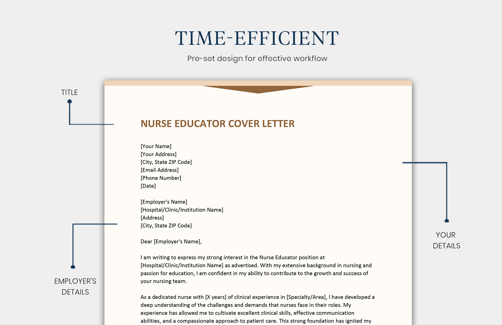 Nurse Educator Cover Letter