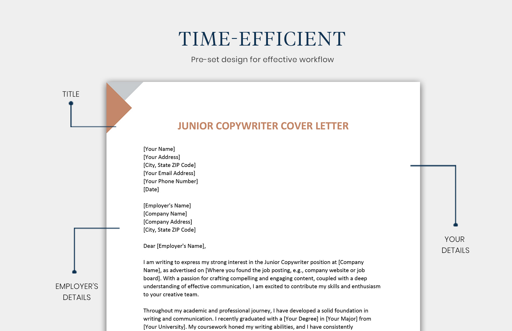 Junior Copywriter Cover Letter