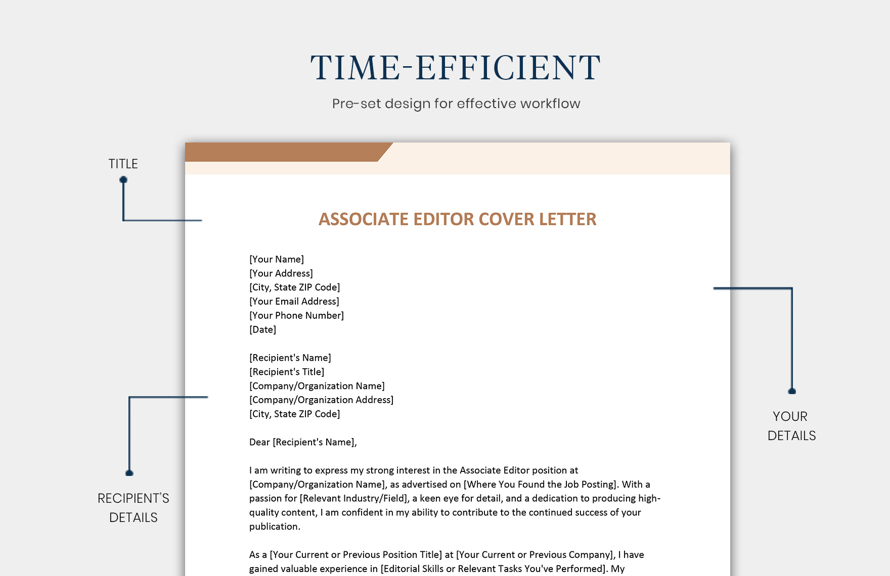Associate Editor Cover Letter