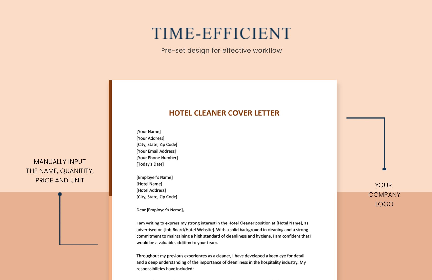 Hotel Cleaner Cover Letter