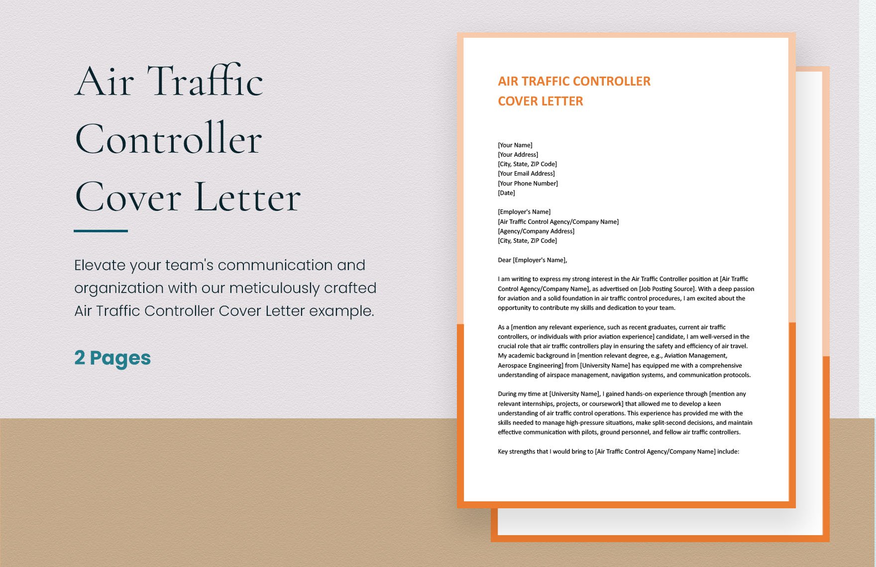Air Traffic Controller Cover Letter