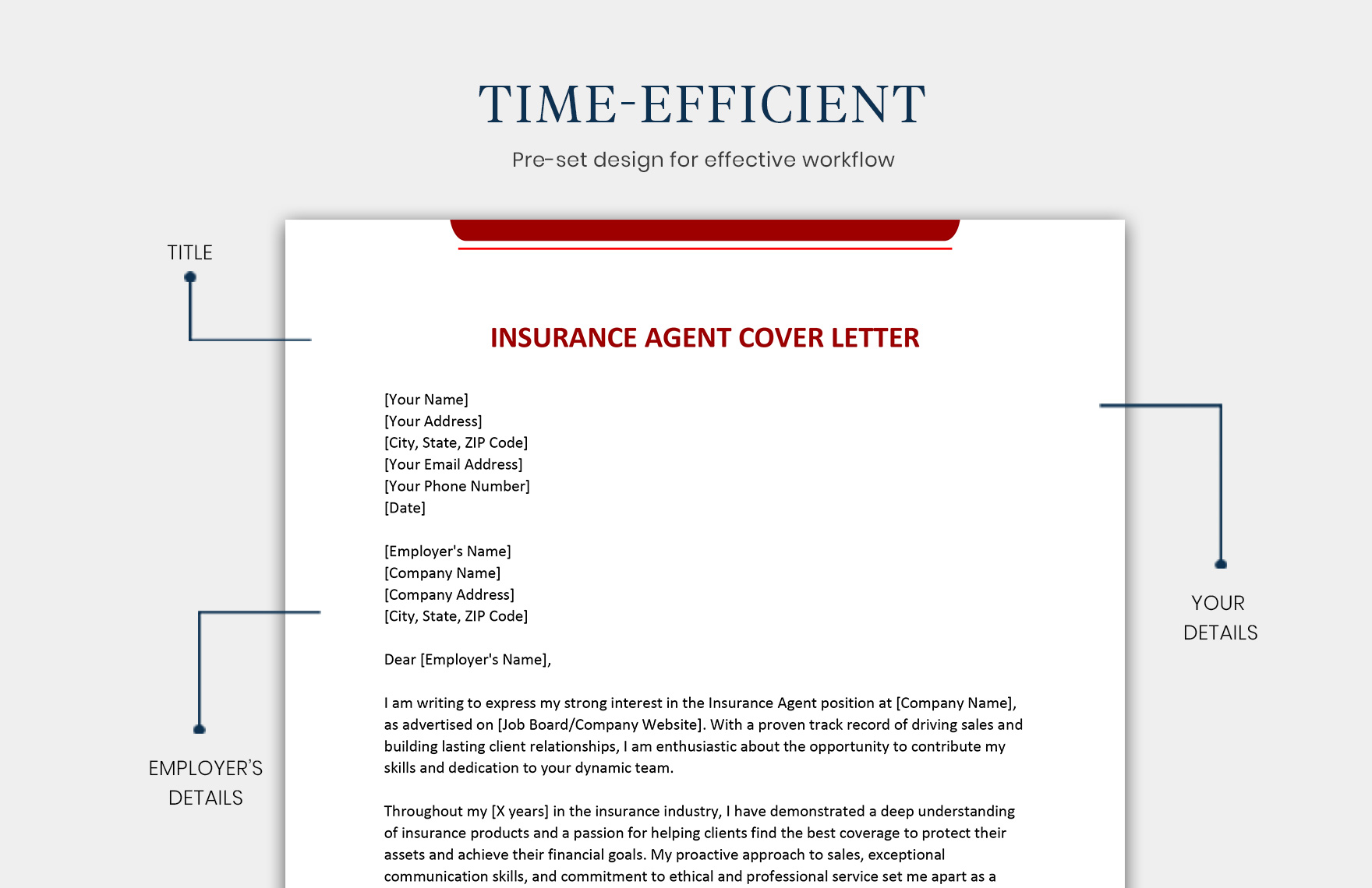Insurance Agent Cover Letter