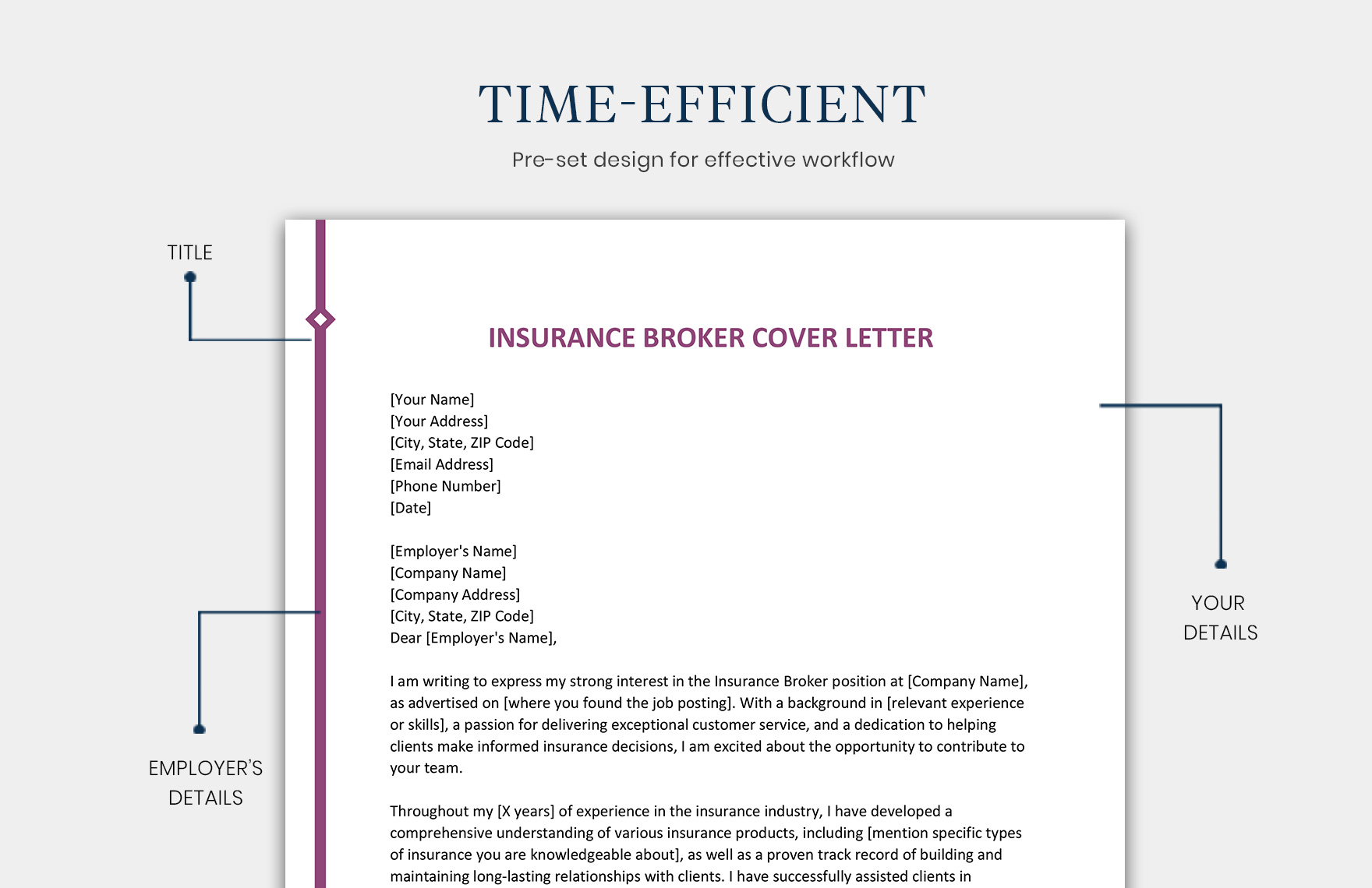 Insurance Broker Cover Letter