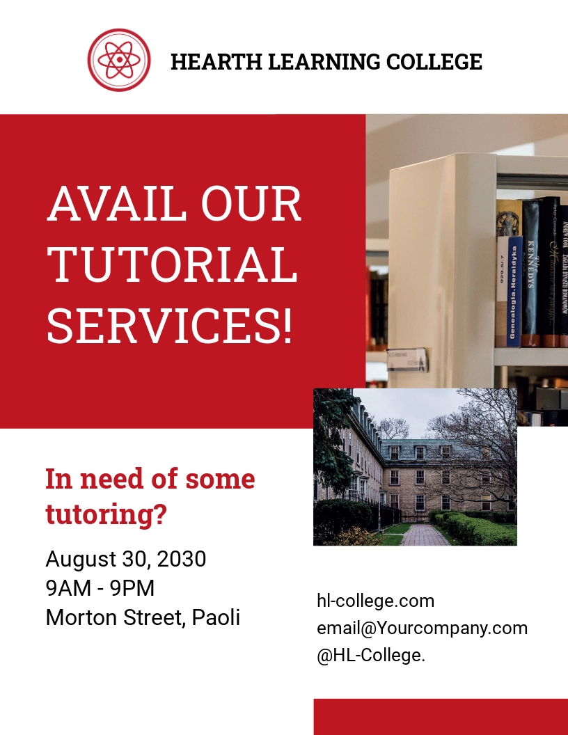 FREE Tutoring Flyer Template in Microsoft Word (DOC)