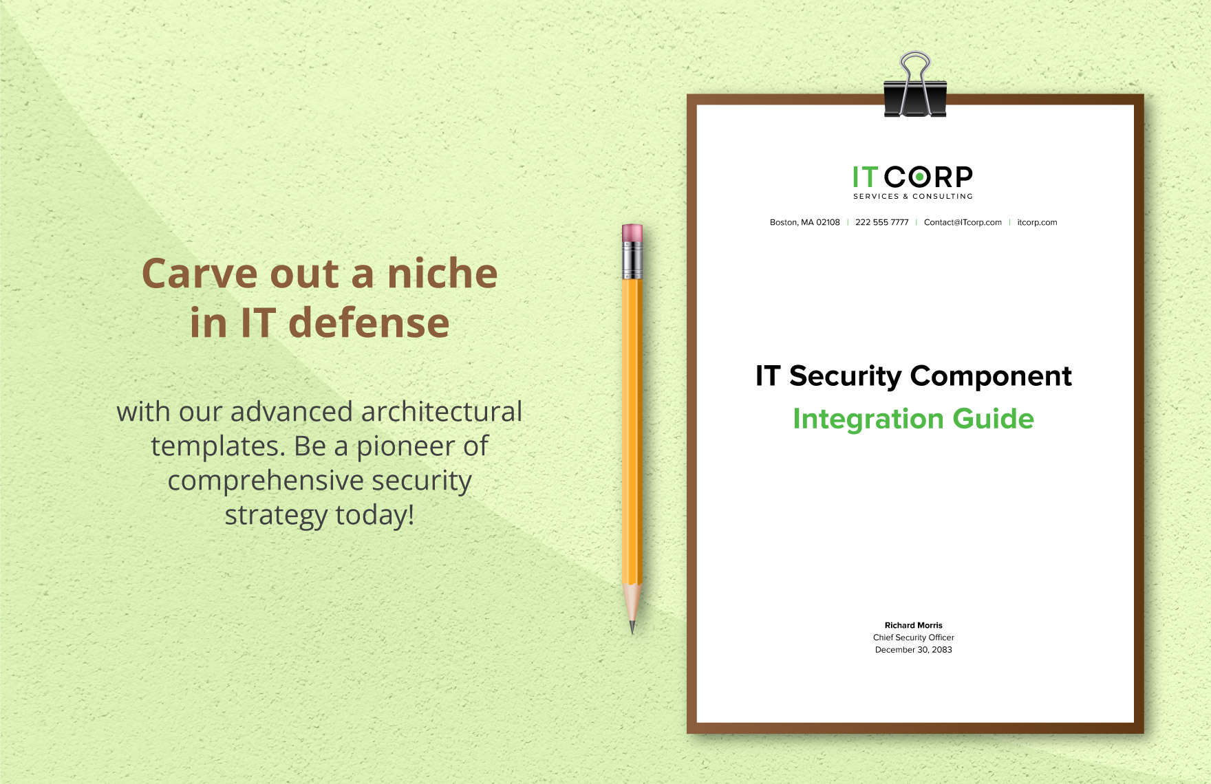 IT Security Component Integration Guide Template