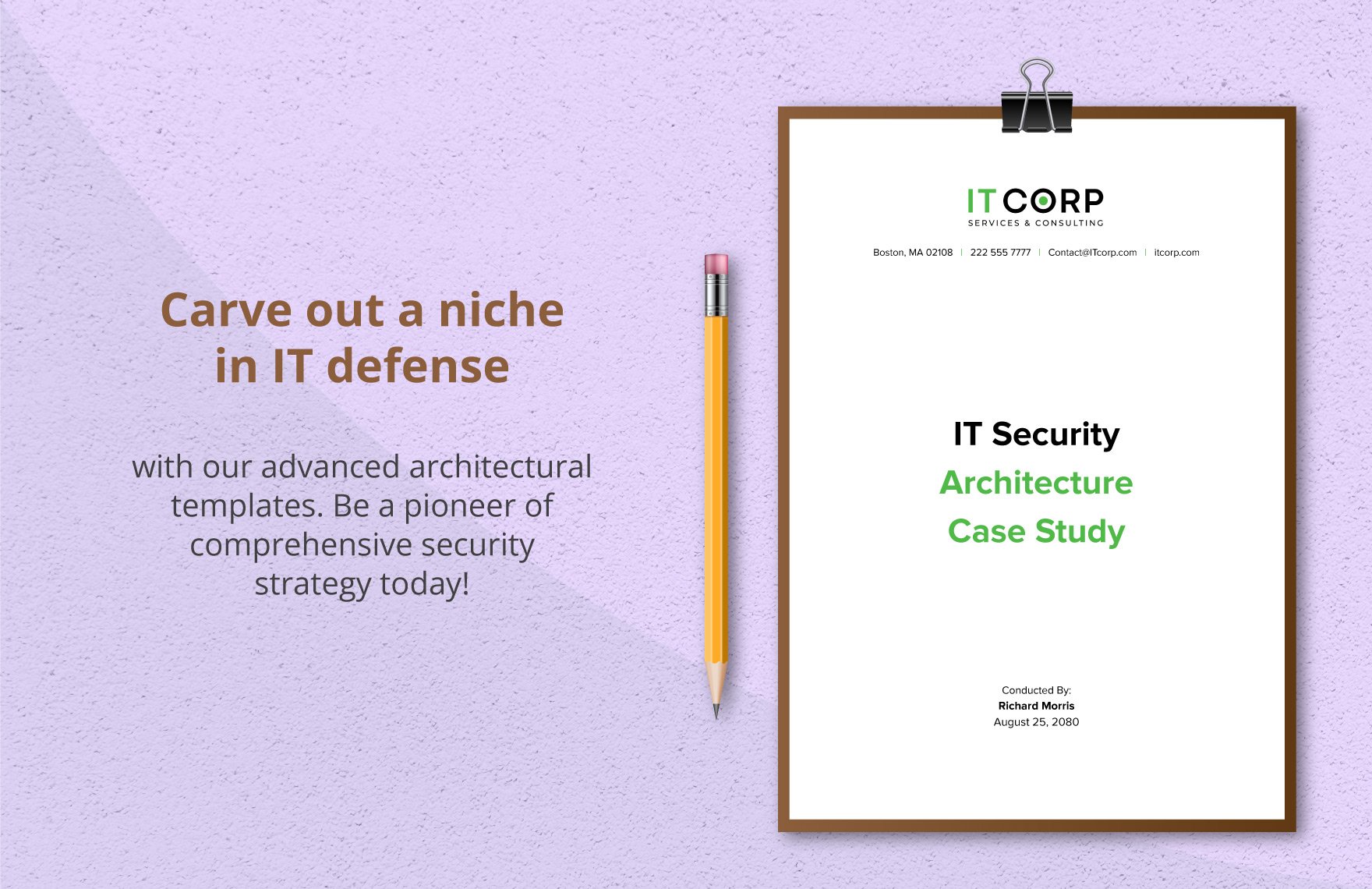 IT Security Architecture Case Study Template