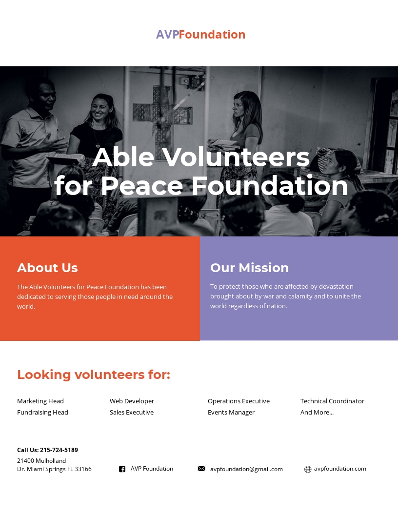 31+ FREE Volunteer Templates - PDF | Word (DOC) | Excel | PSD | Google ...