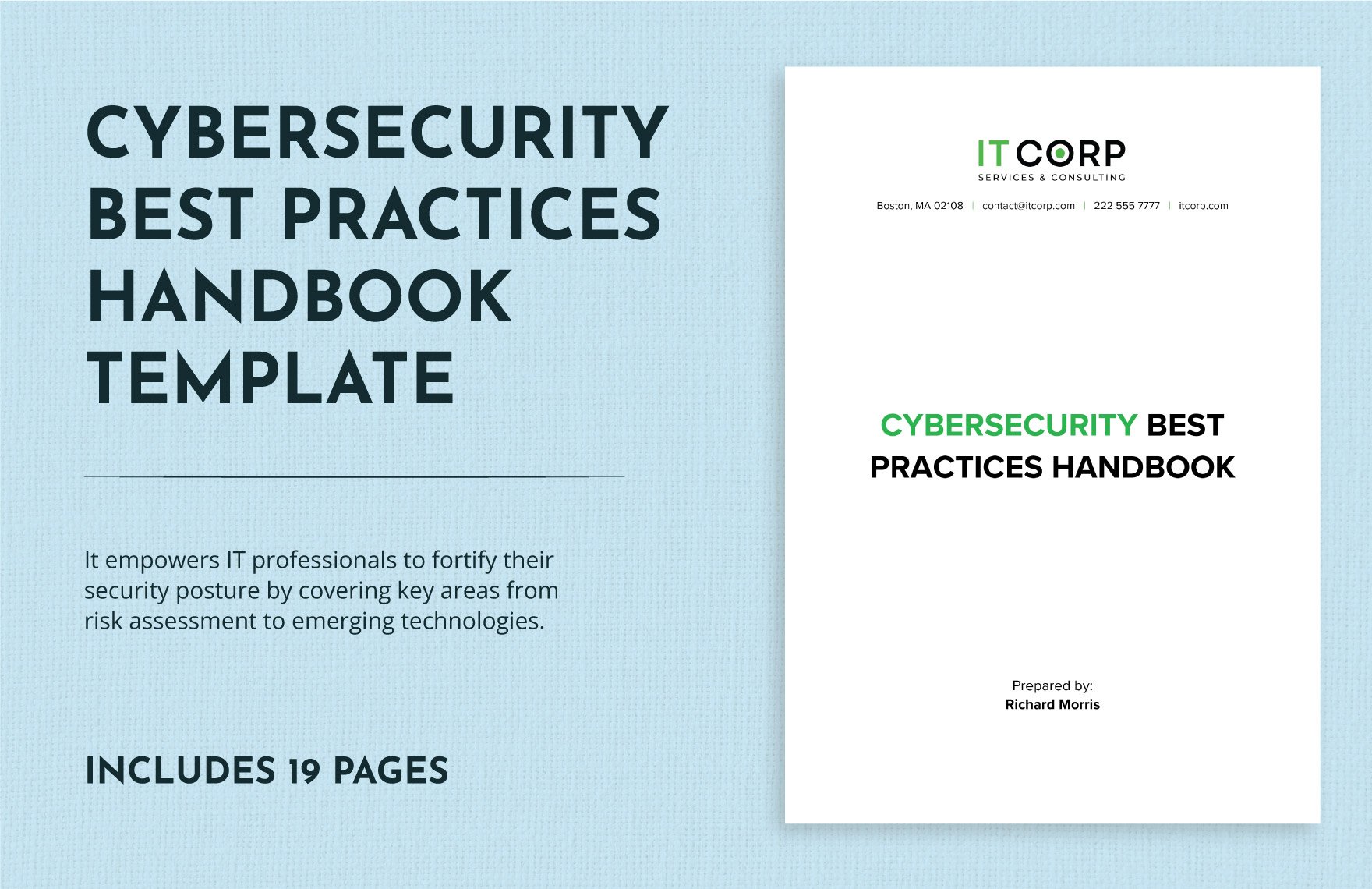 Cybersecurity Best Practices Handbook Template