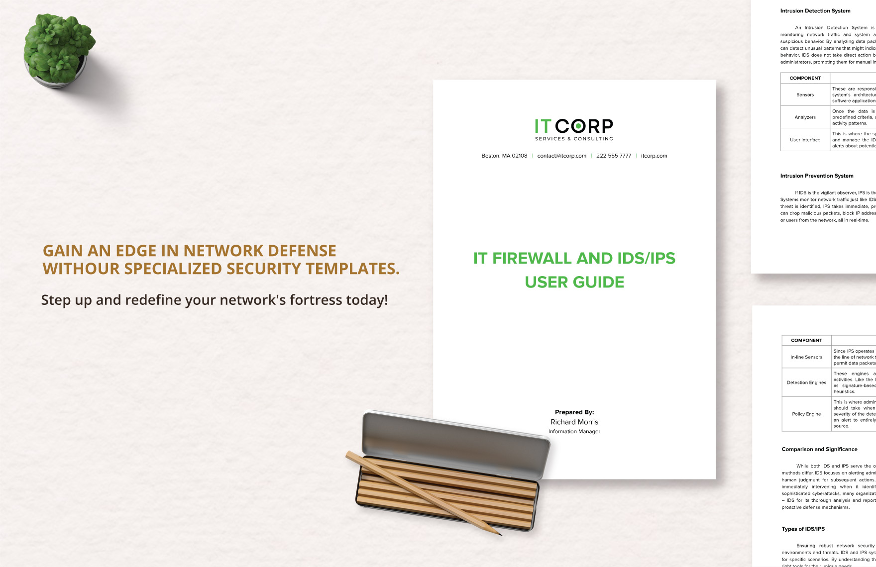 IT Firewall and IDS/IPS User Guide Template