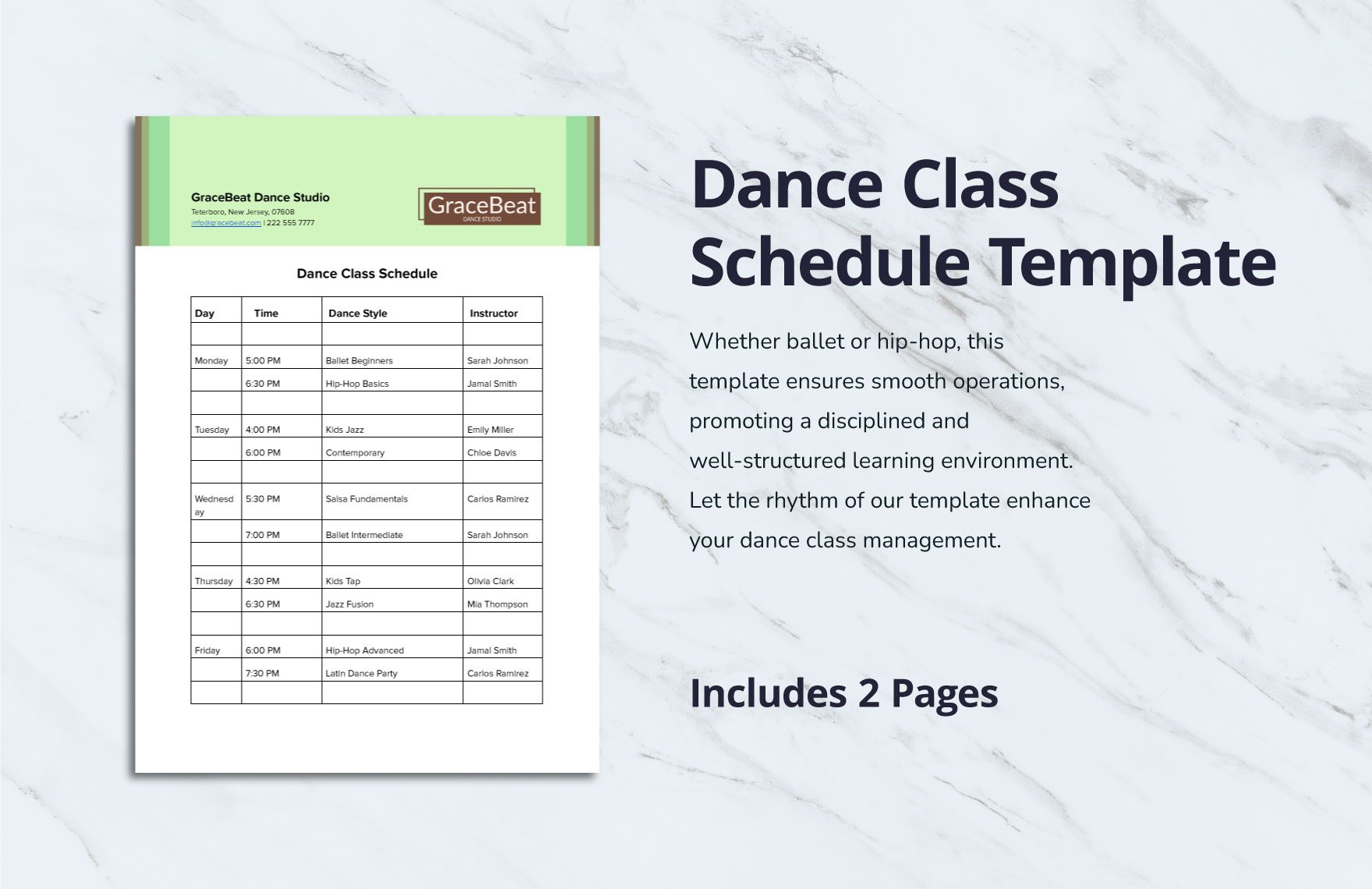 dance-class-schedule
