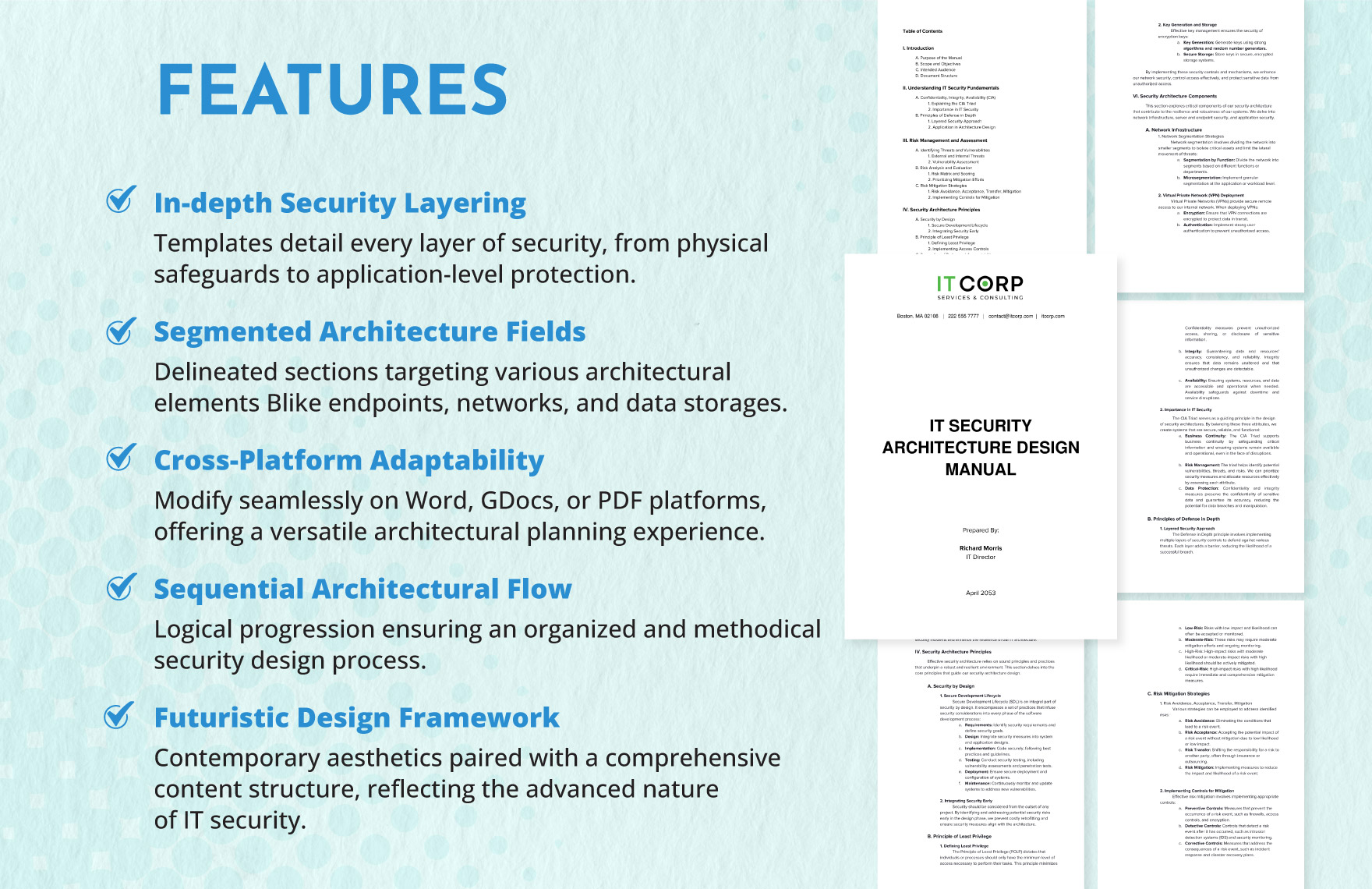 IT Security Architecture Design Manual Template