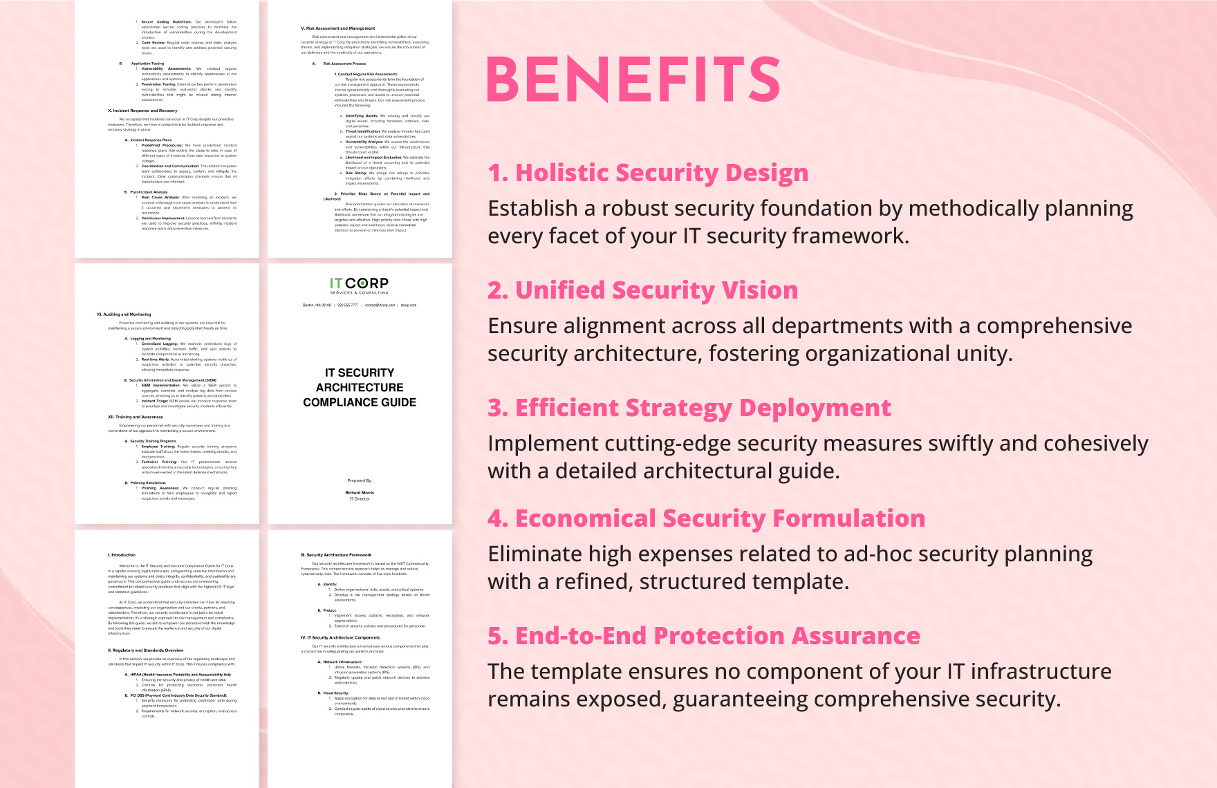 IT Security Architecture Compliance Guide Template
