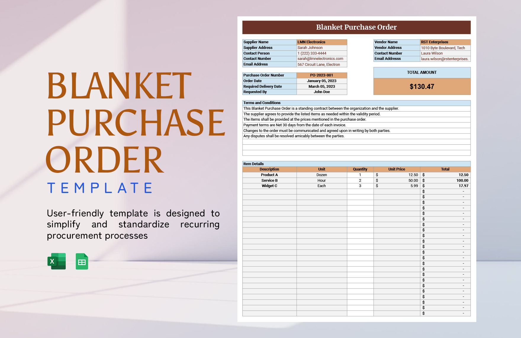 Local Purchase Order Template In Excel Google Sheets Download Local Purchase Order Template In Excel Google Sheets Download