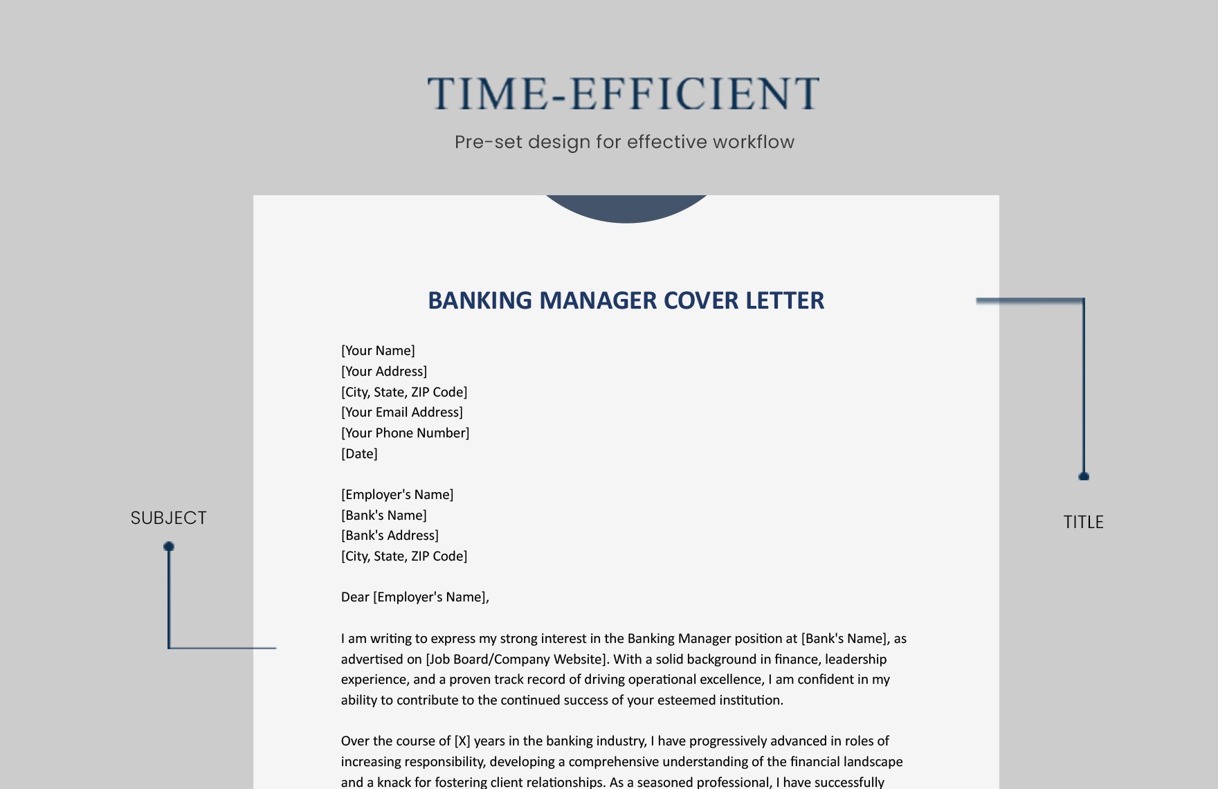 Banking Manager Cover Letter