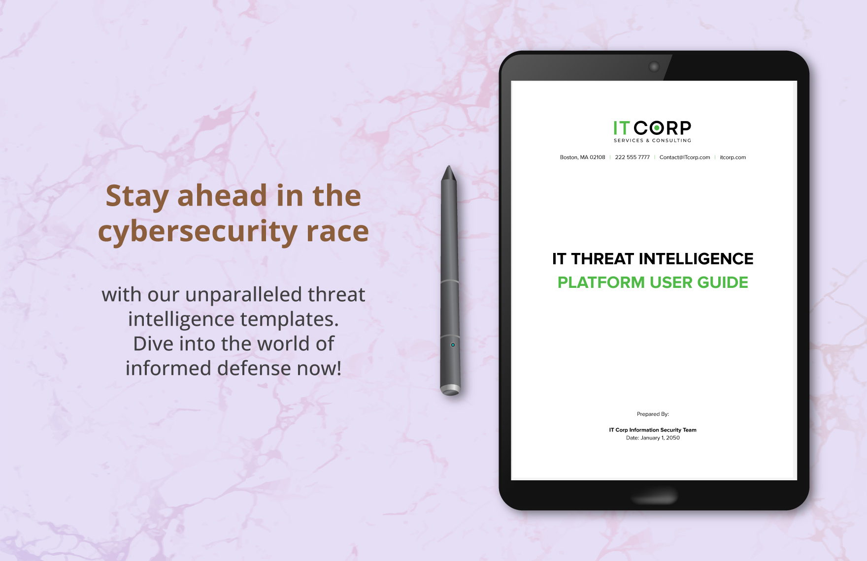 IT Threat Intelligence Platform User Guide Template